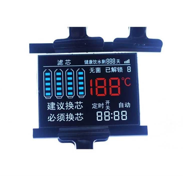 LCD-scherm voor keukenafzuigkap
